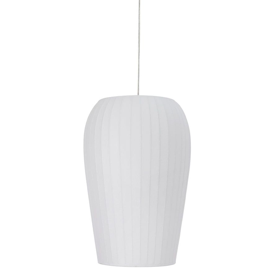 Axel Medium Hanging Shade Light - White Finish