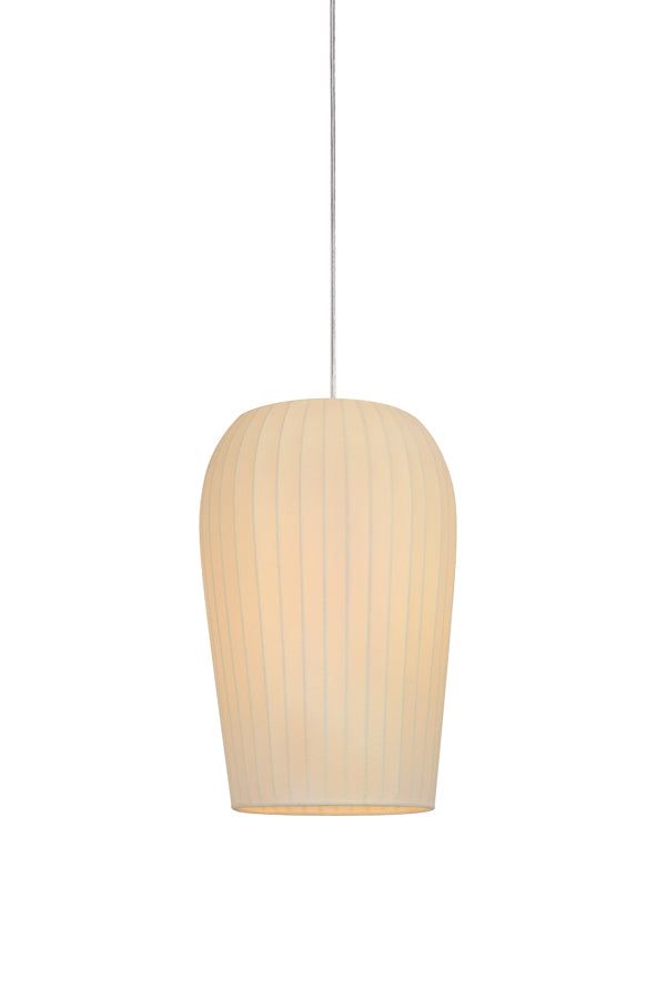 Axel Medium Hanging Shade Light - White Finish