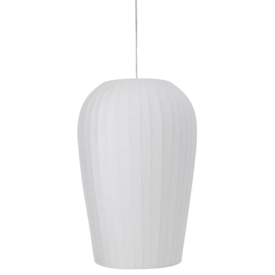 Axel Large Hanging Shade Light - White Finish