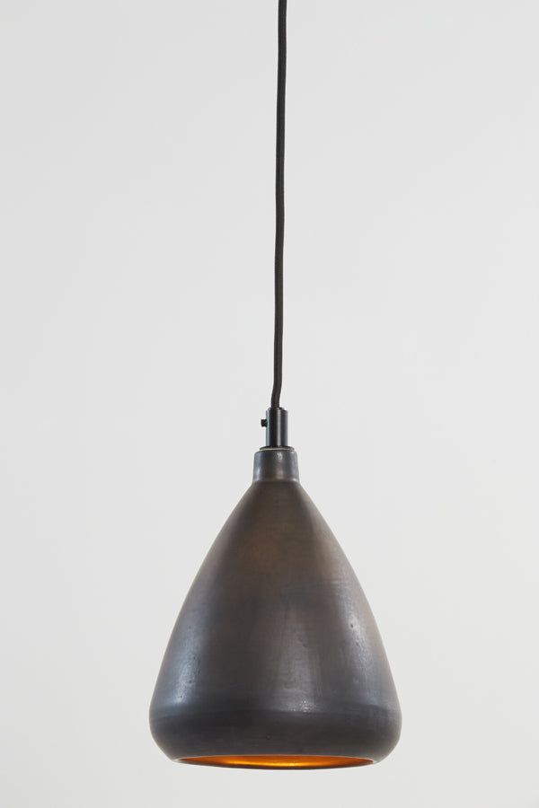 Desi Medium Hanging Lamp - Matt Bronze Finish