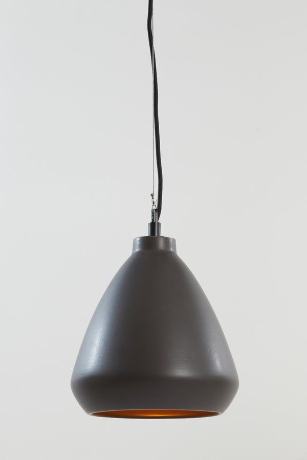 Desi Large Hanging Lamp - Matt Black Finish