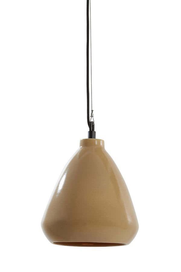 Desi Large Hanging Lamp -Golden Sand Finish