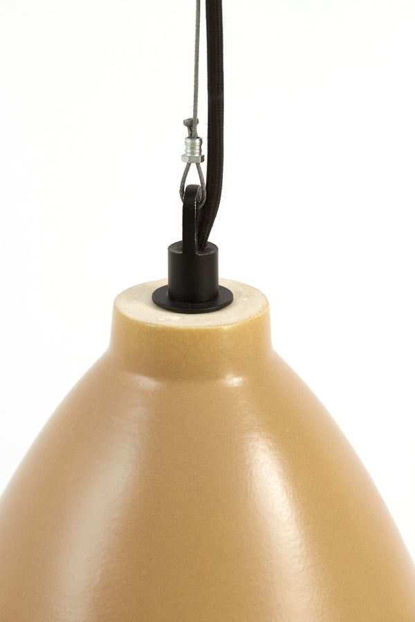 Desi Large Hanging Lamp -Golden Sand Finish