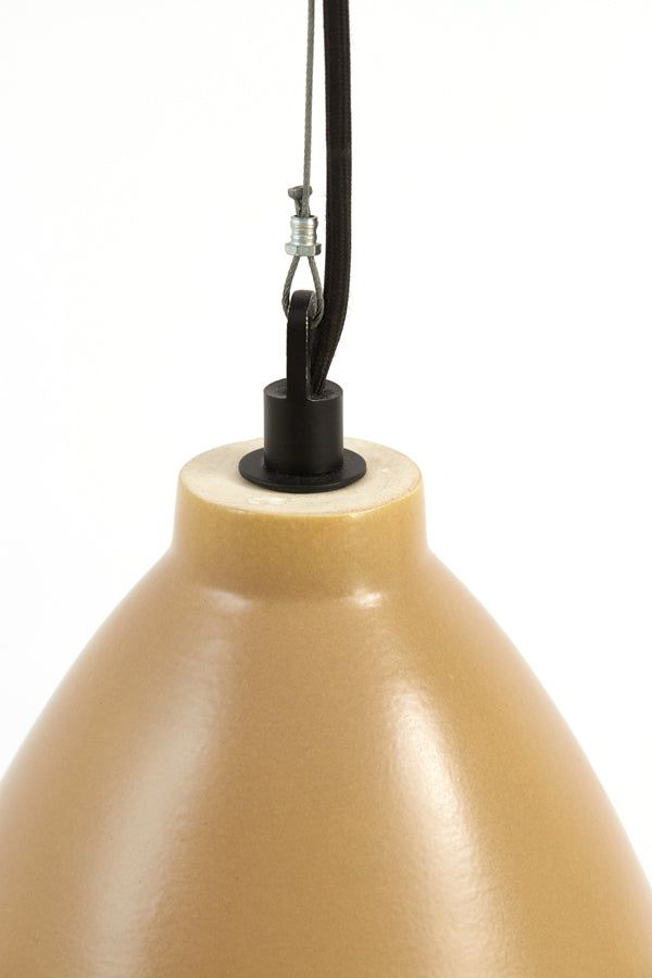 Desi Large Hanging Lamp -Golden Sand Finish