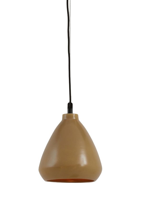 Desi Large Hanging Lamp -Golden Sand Finish