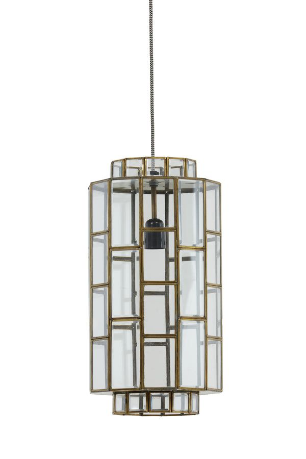 Sostrene Hanging Lamp - Antique Bronze & Glass Finish