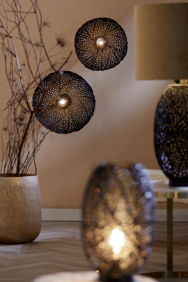 Sinula Medium  Wall Lamp - Matt Black Finish