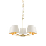 Shelbourne 3Lt/5Lt Pendant Light - Brushed Gold/Nickel