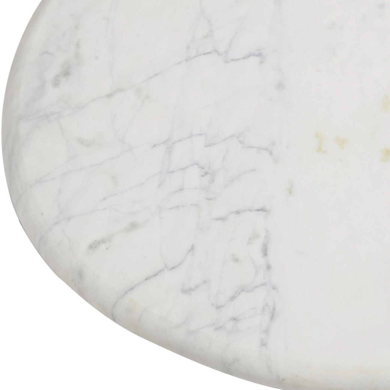 Nolita White Marble & Antique Gold Iron Coffee Table