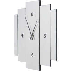 Aruna Modern Wall Clock - Mirrored Finish