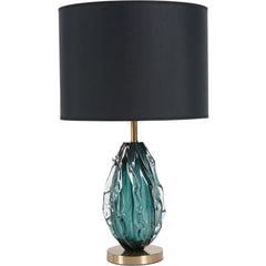 Heydon Green Glass Table Lamp (Base Only)