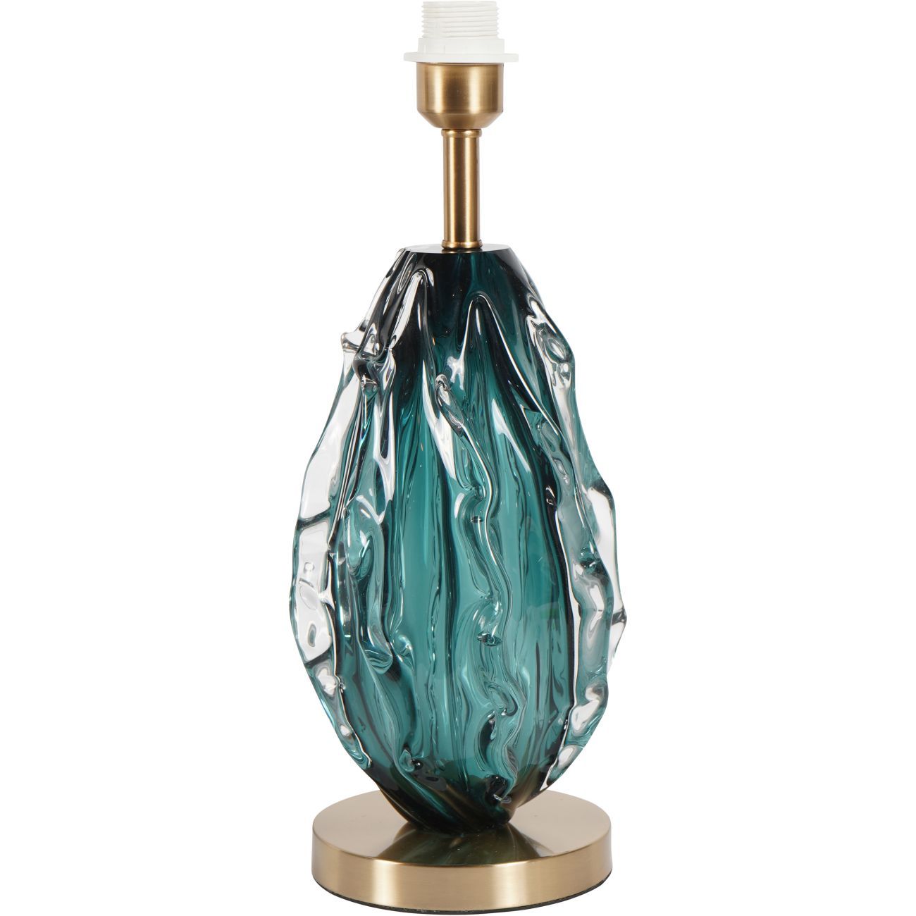 Heydon Green Glass Table Lamp (Base Only)