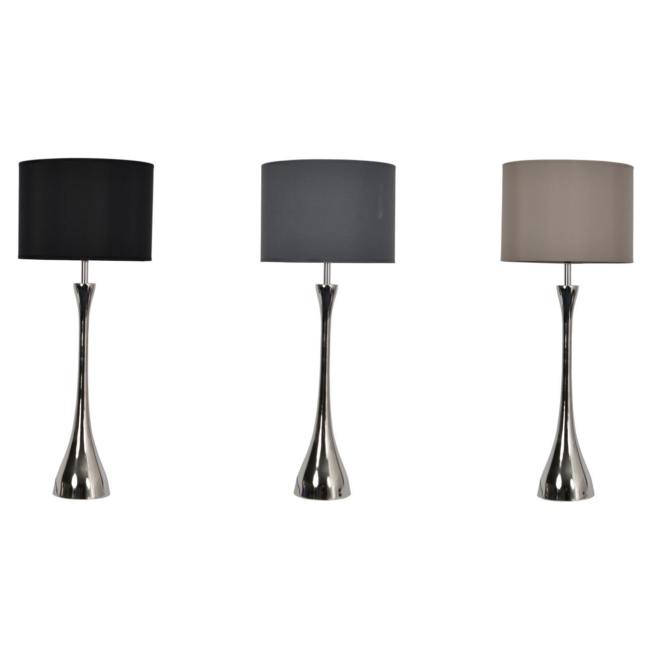 Iconic Lyra Table Lamp - Nickel Finish (Base Only)