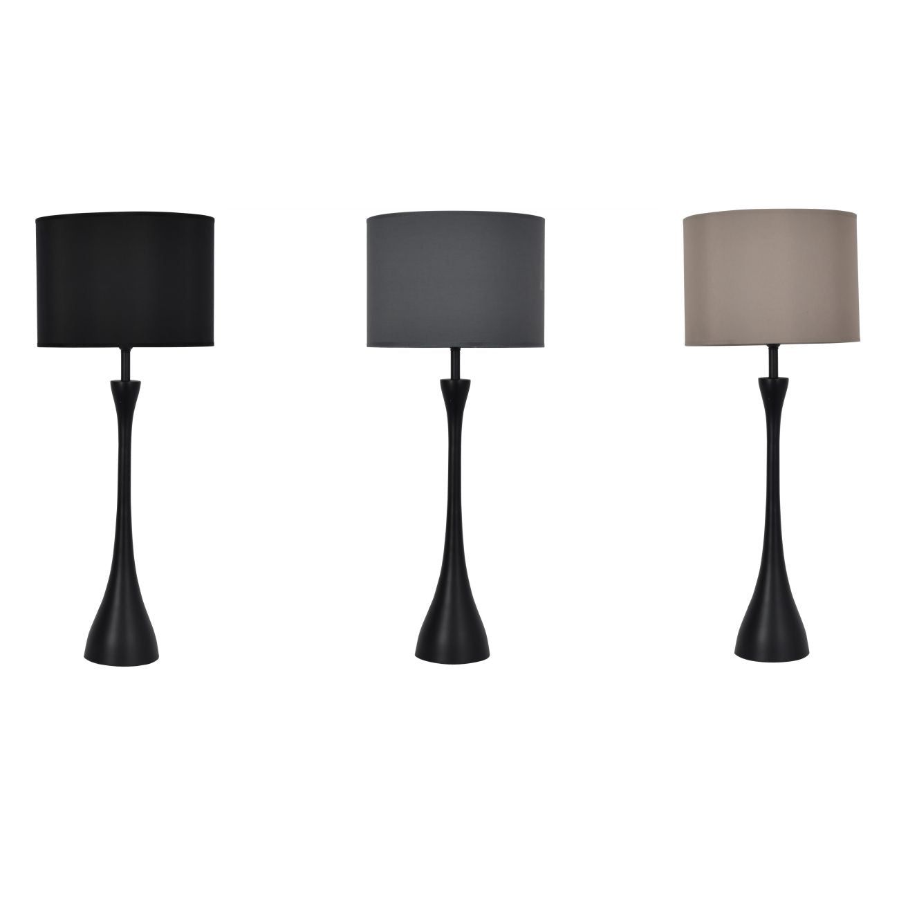 Iconic Lyra Table Lamp - Black Finish (Base Only)