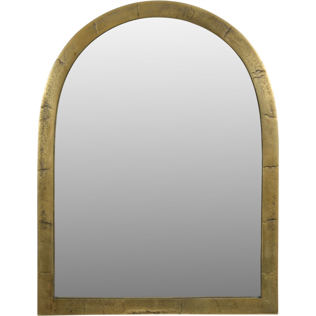 Arched Window Large Mirror in Brass Finish - Cusack Lighting