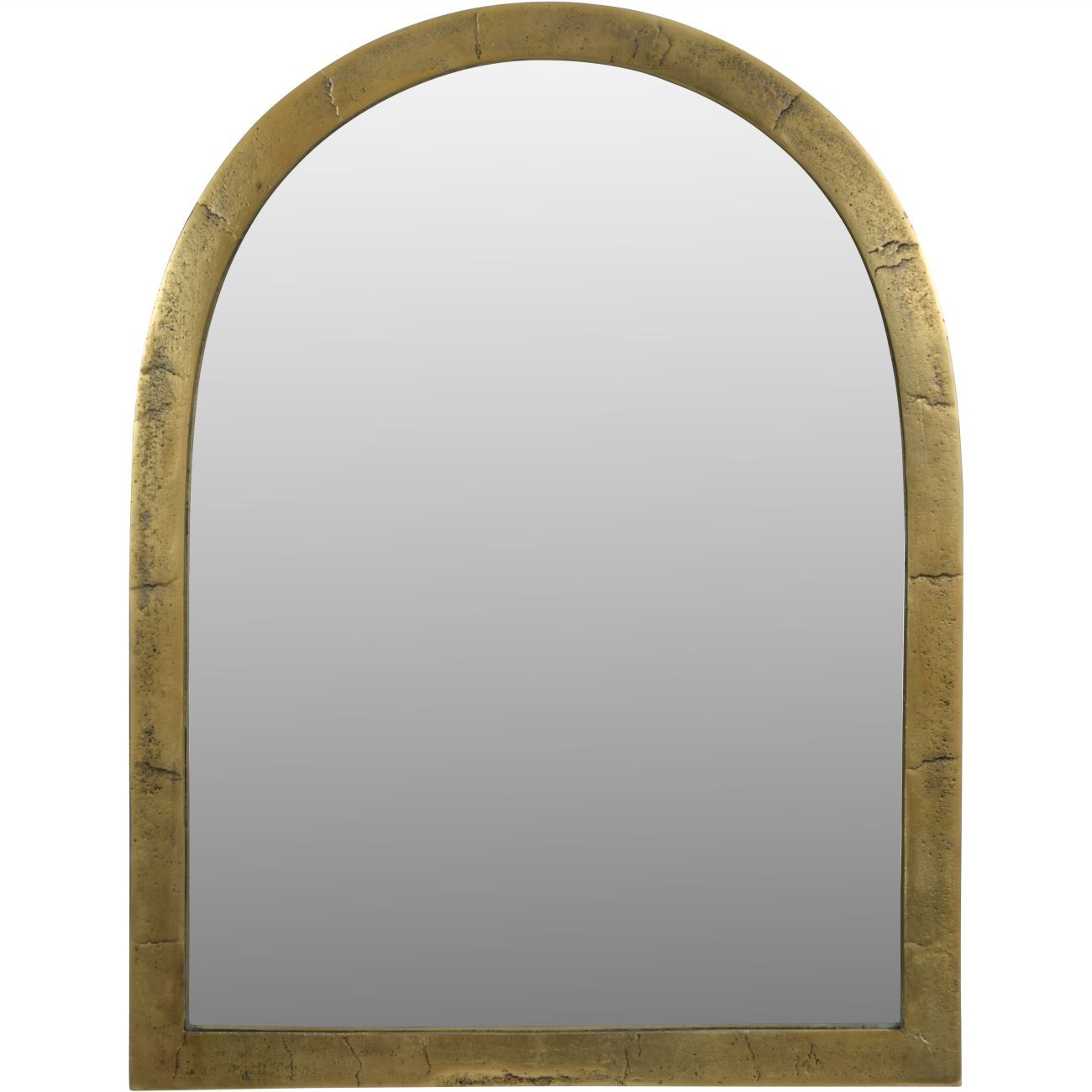 Arched Window Large Mirror in Brass Finish - Cusack Lighting