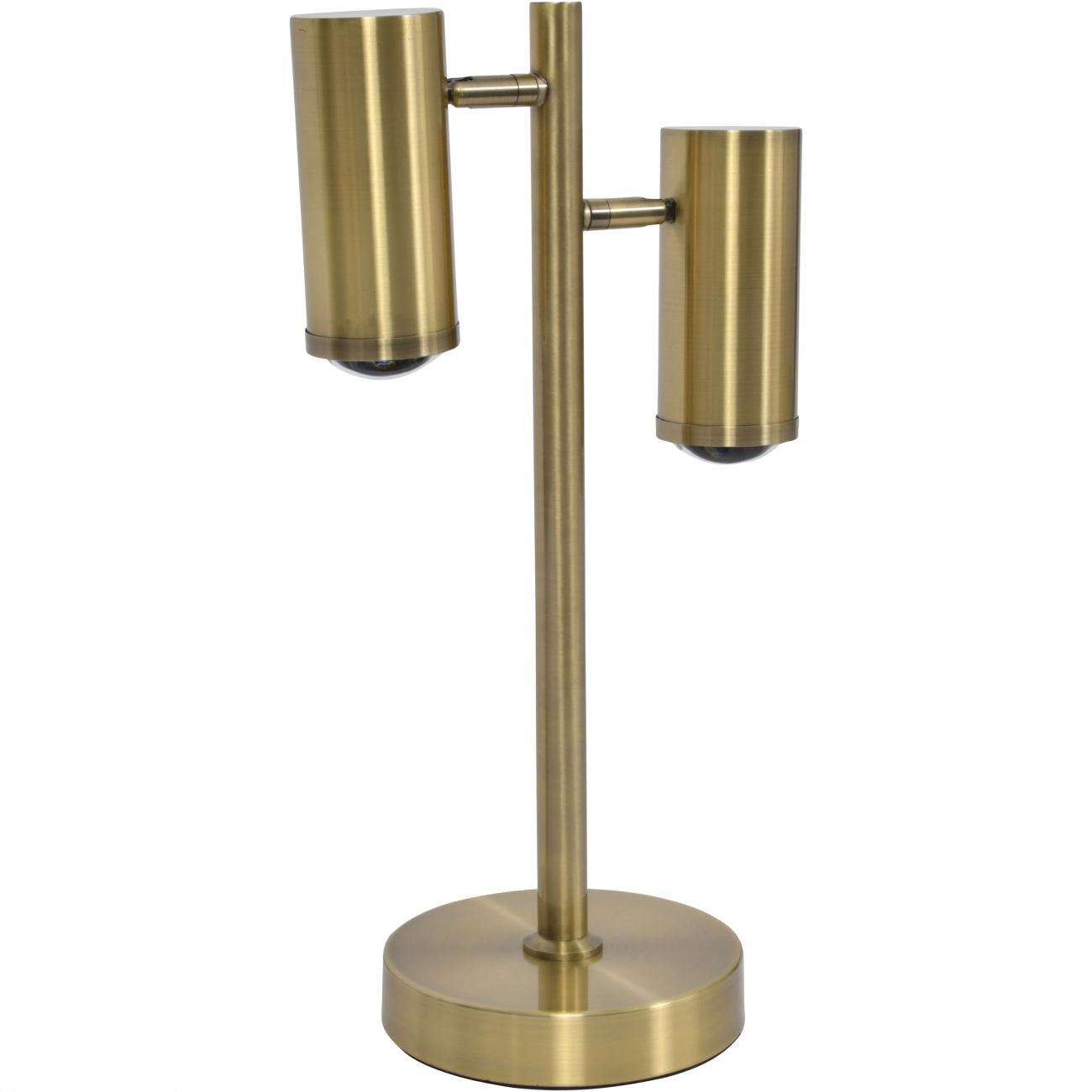 Stukeley Double Light Desk Lamp - Bronze Finish