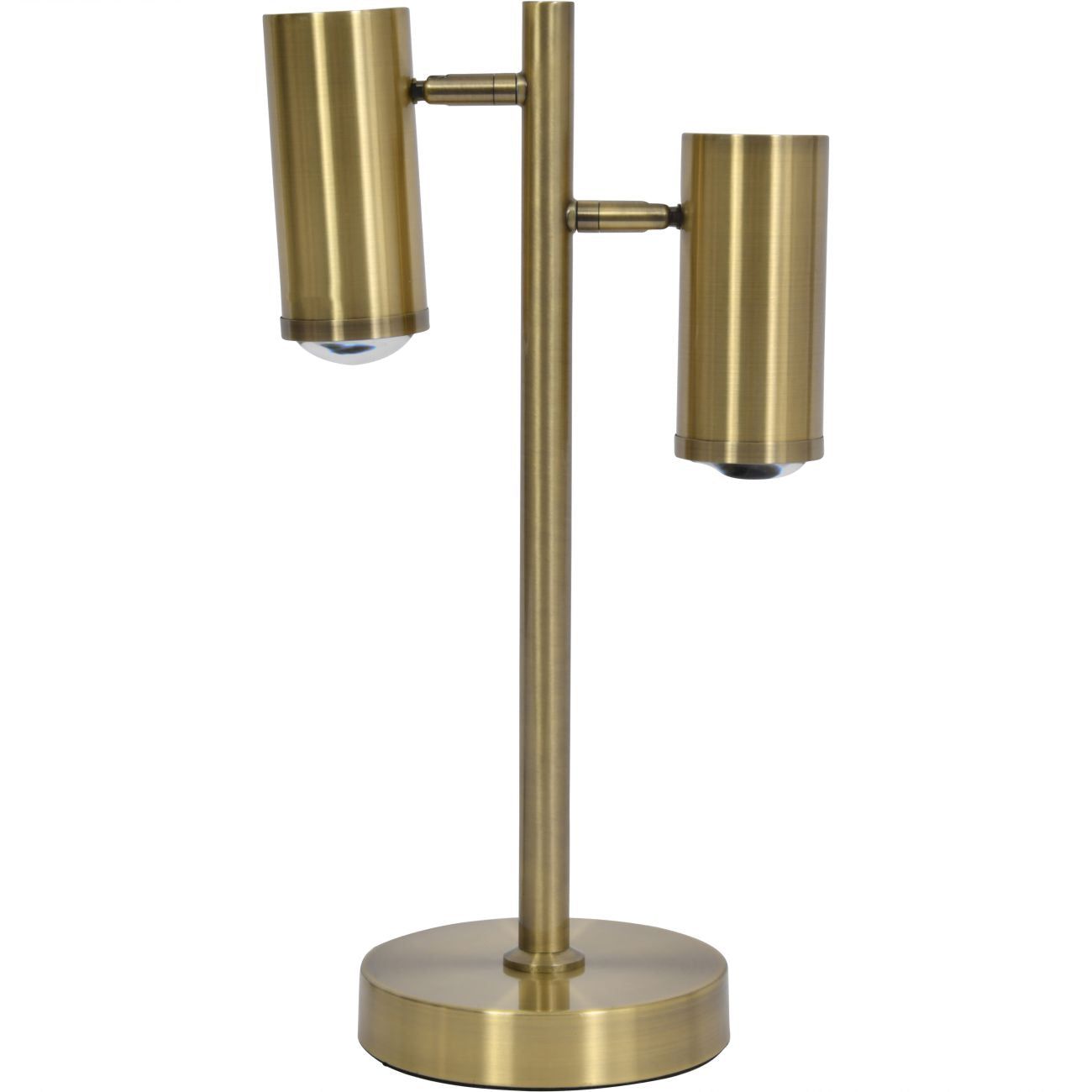 Stukeley Double Light Desk Lamp - Bronze Finish