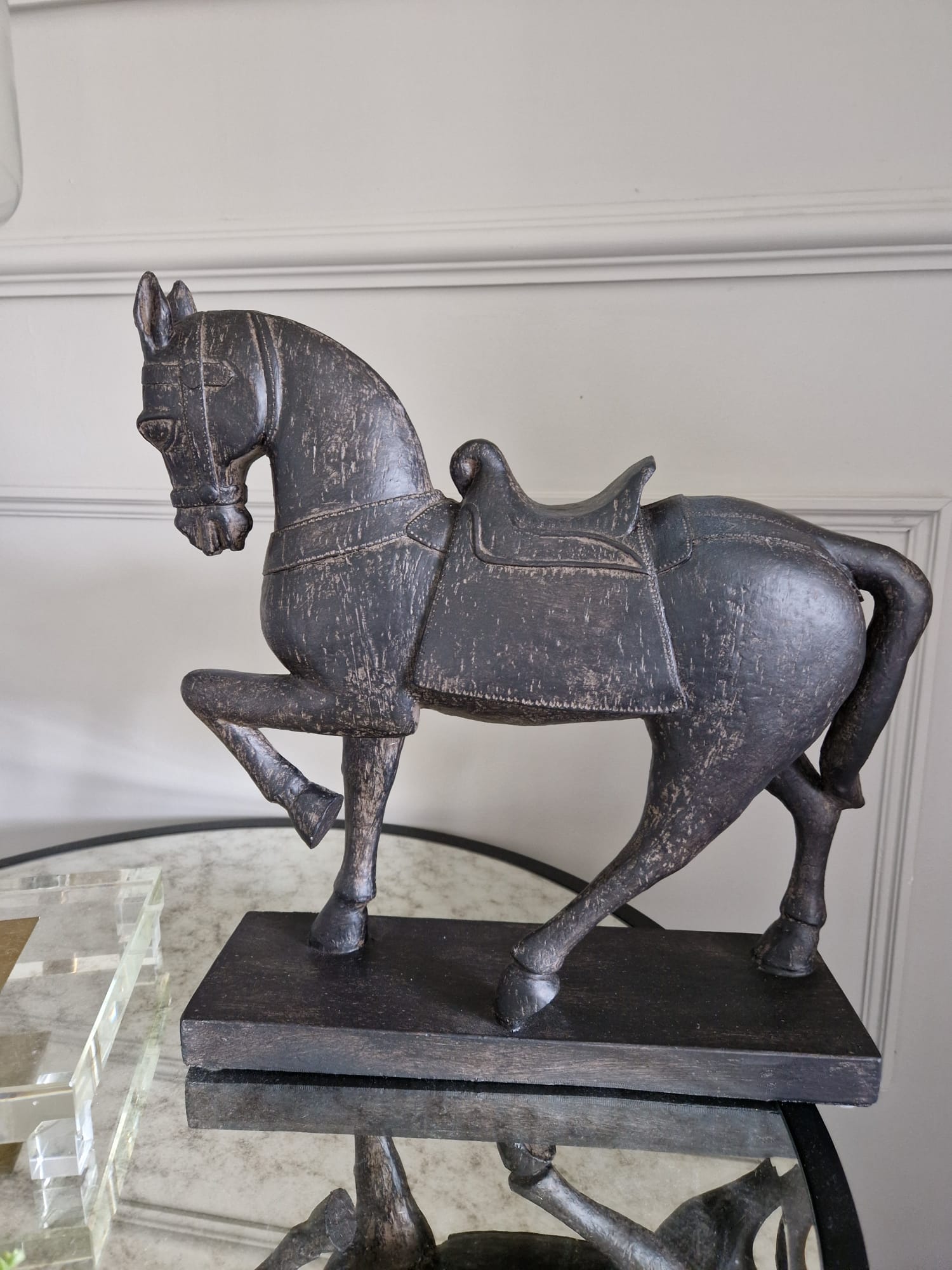 Black Horse Sculpture