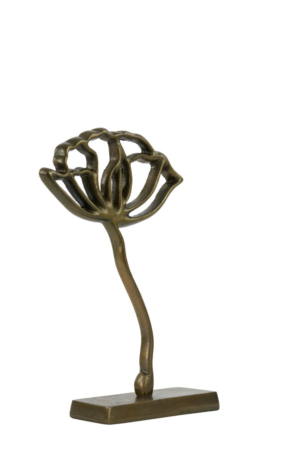 Papaveru Small Ornament - Antique Bronze Finish