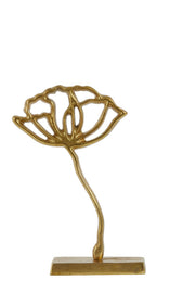Papaveru Small Ornament - Matt Gol Finish