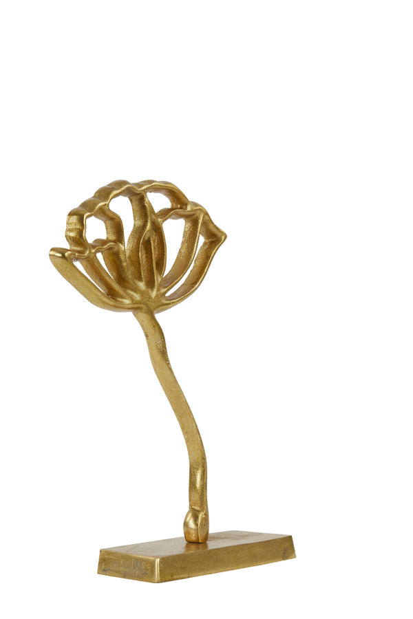 Papaveru Small Ornament - Matt Gol Finish