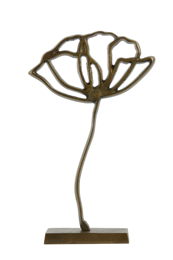Papaveru Large Ornament - Antique Bronze Finish