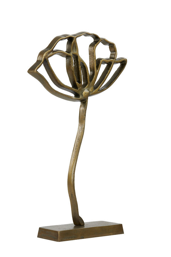 Papaveru Large Ornament - Antique Bronze Finish