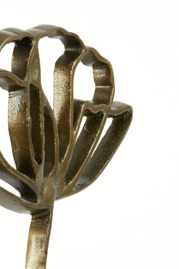 Papaveru Large Ornament - Antique Bronze Finish