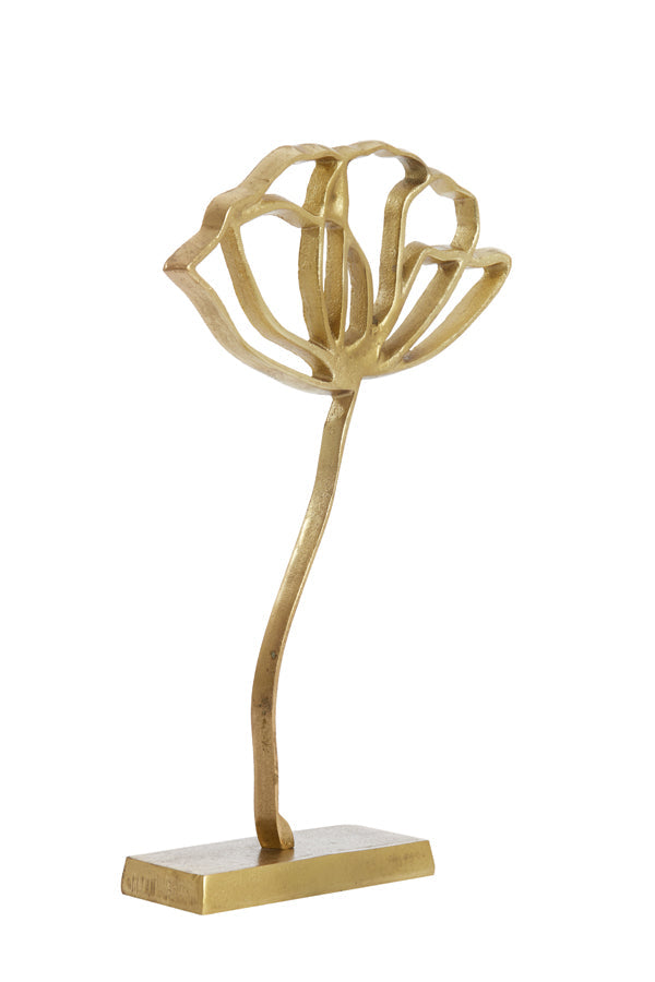 Papaveru Large  Ornament - Matt Gol Finish