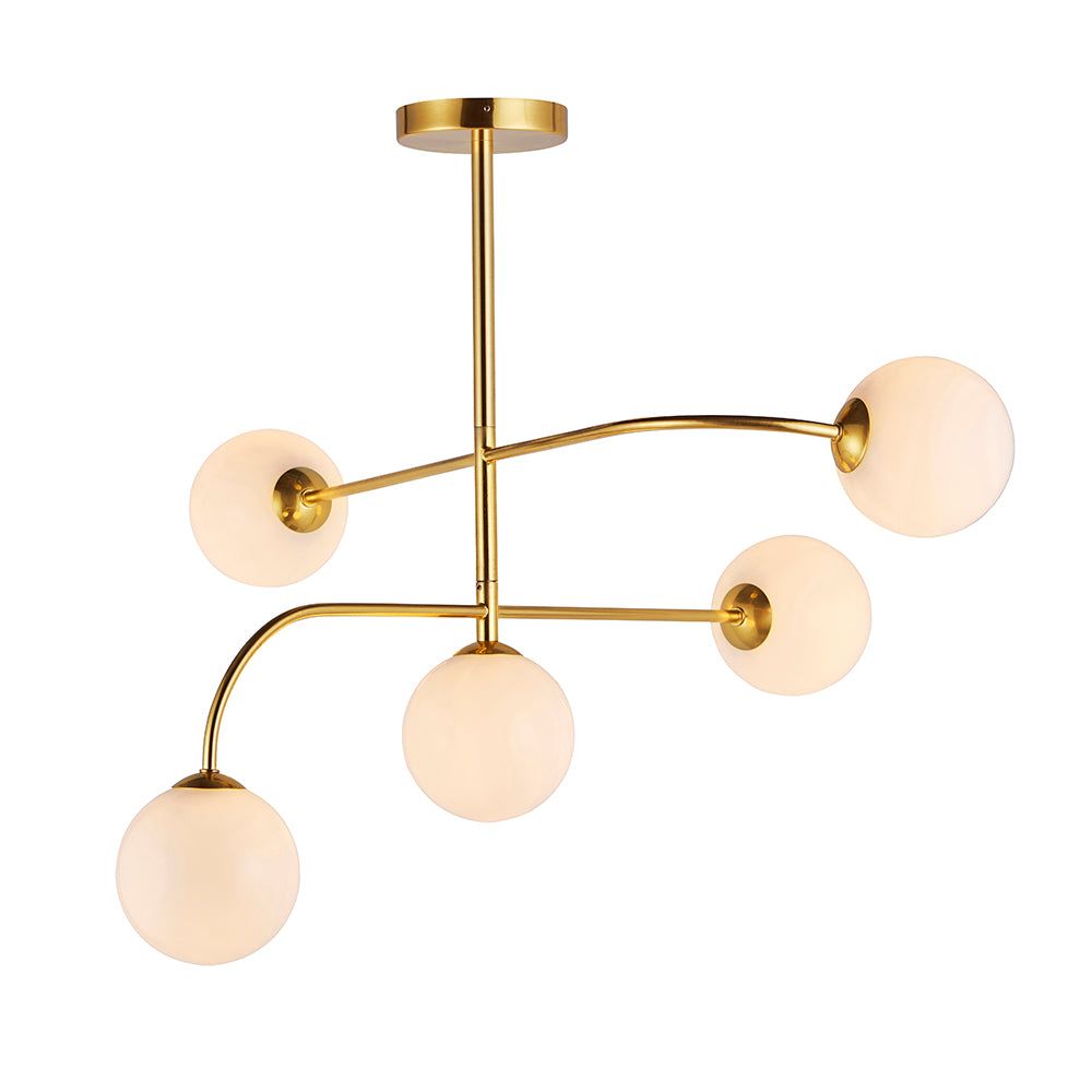 Bubble 4Lt/5Lt Semi Flush Ceiling Light - Cusack Lighting