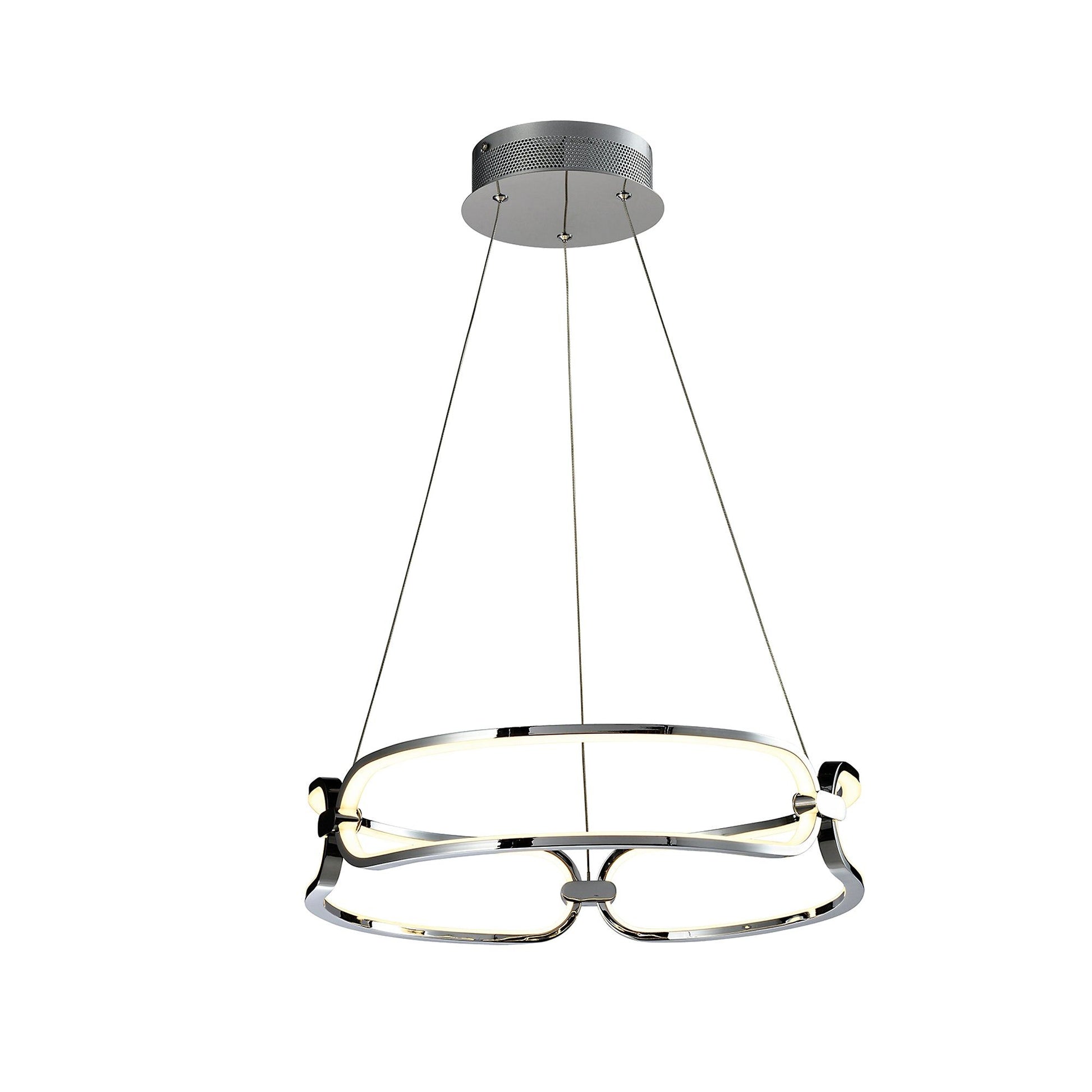 Colette· LED Lamp, Small/Medium/Large  Rose Gold/Chrome - Cusack Lighting