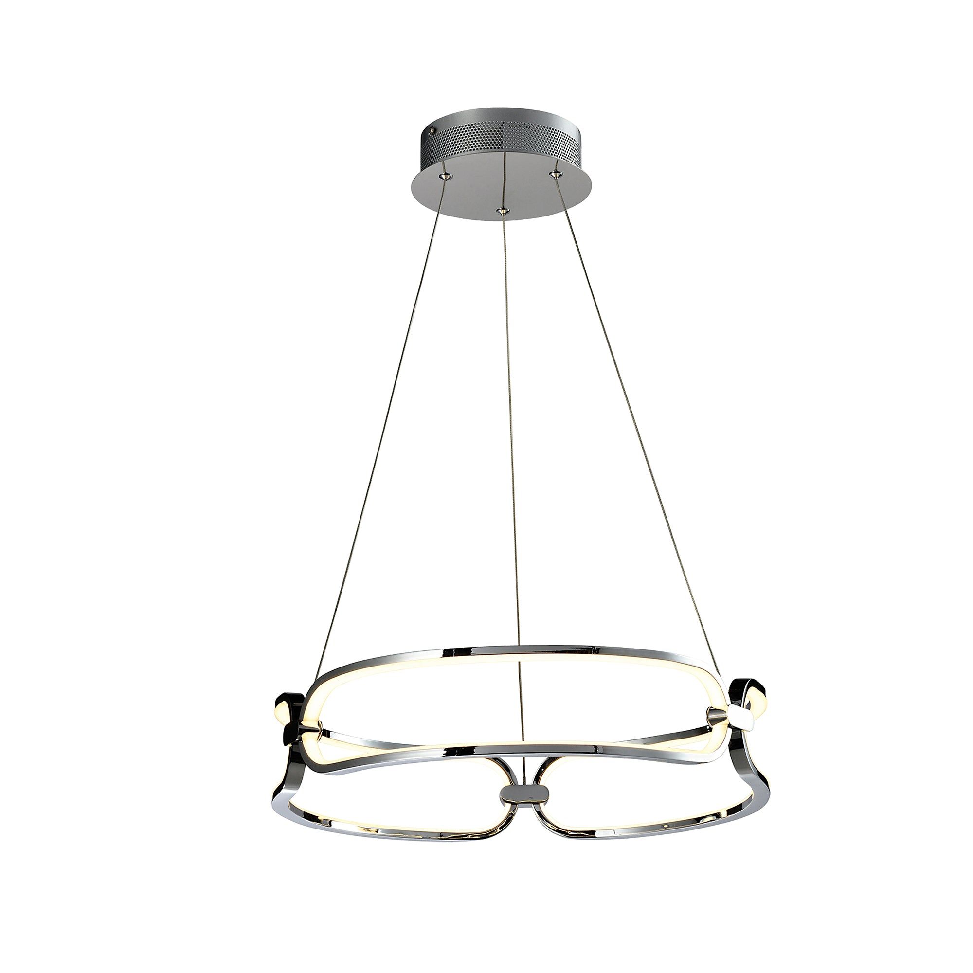Colette· LED Lamp, Small/Medium/Large  Rose Gold/Chrome - Cusack Lighting