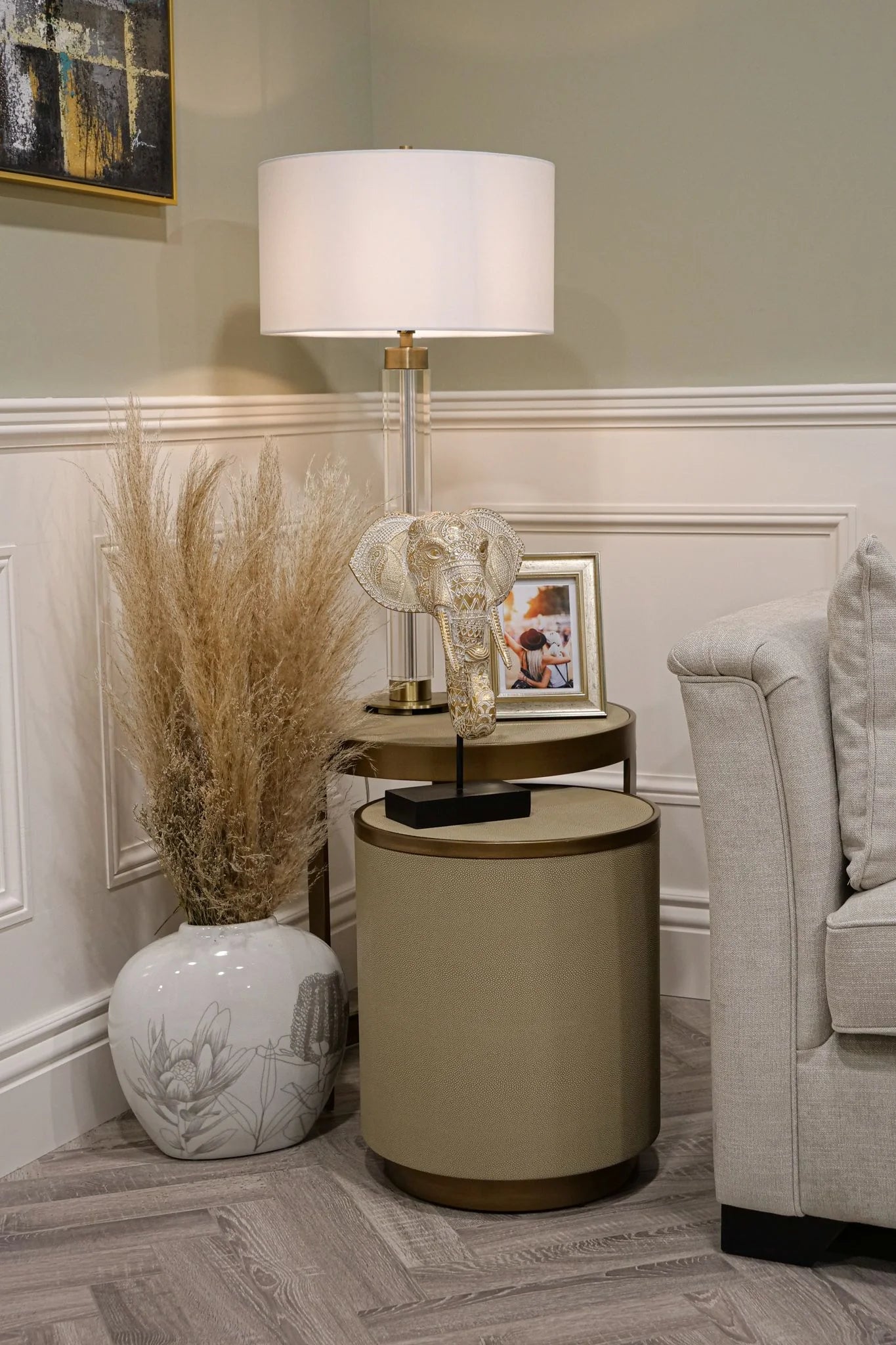 Serene Vase - White Finish