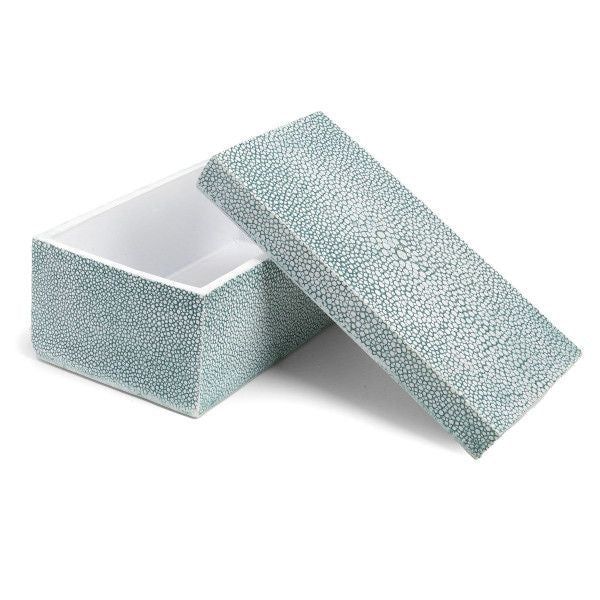 Storage Box Decor - Blue & Grey Finish