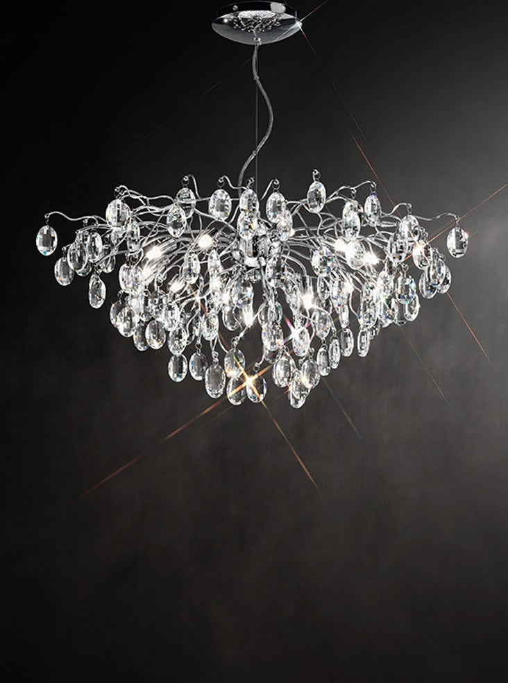 Beckham 12/13/15/21 Light Pendant - Chrome Finish