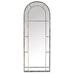 Alexa Arch Mirror - Distressed Metal Finish