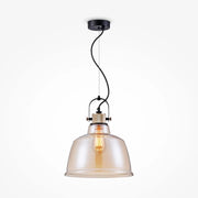 Maytoni Irving Pendant Lamp - Amber/Brass