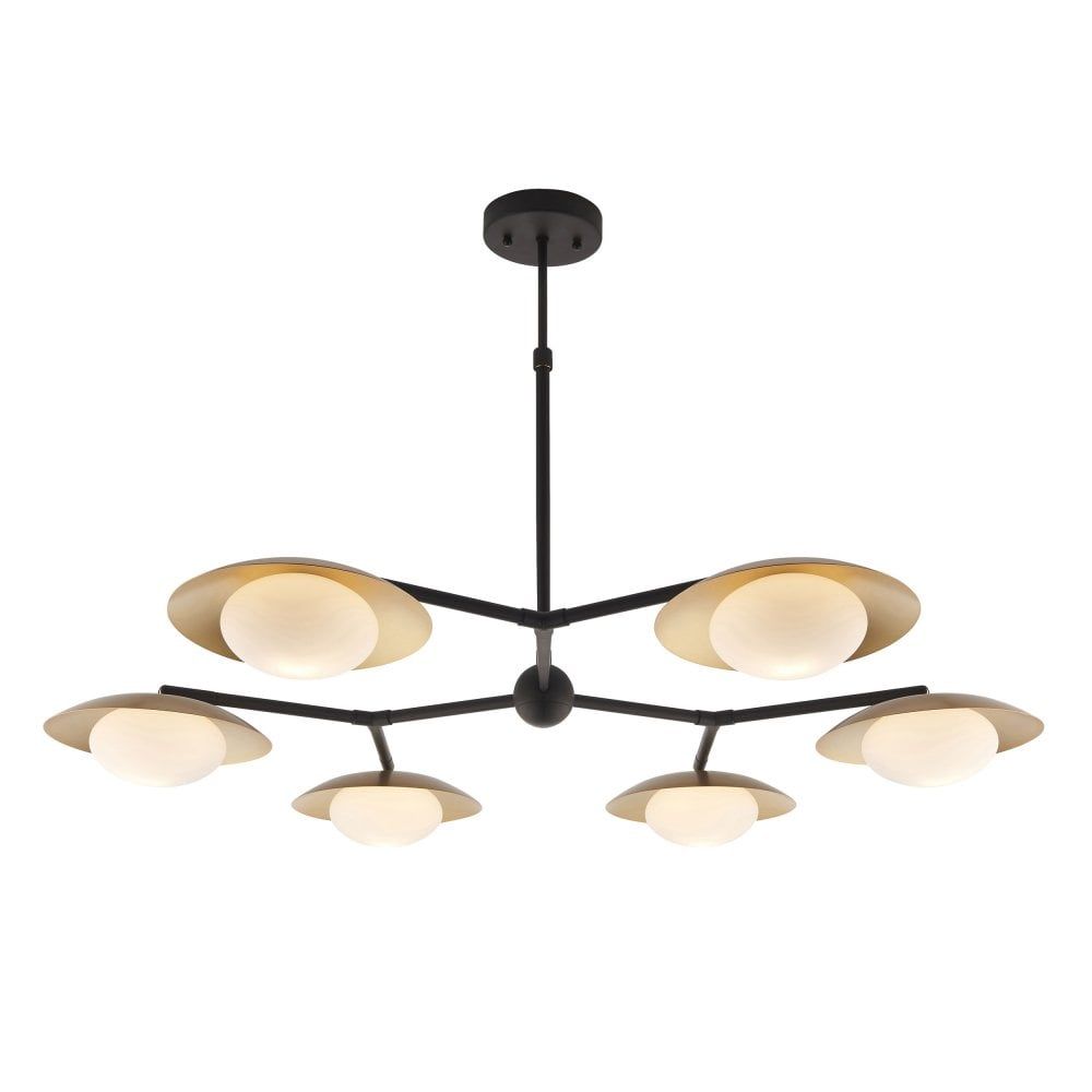 Satellite 4Lt/6Lt Pendant, Dark Bronze Finish - Cusack Lighting