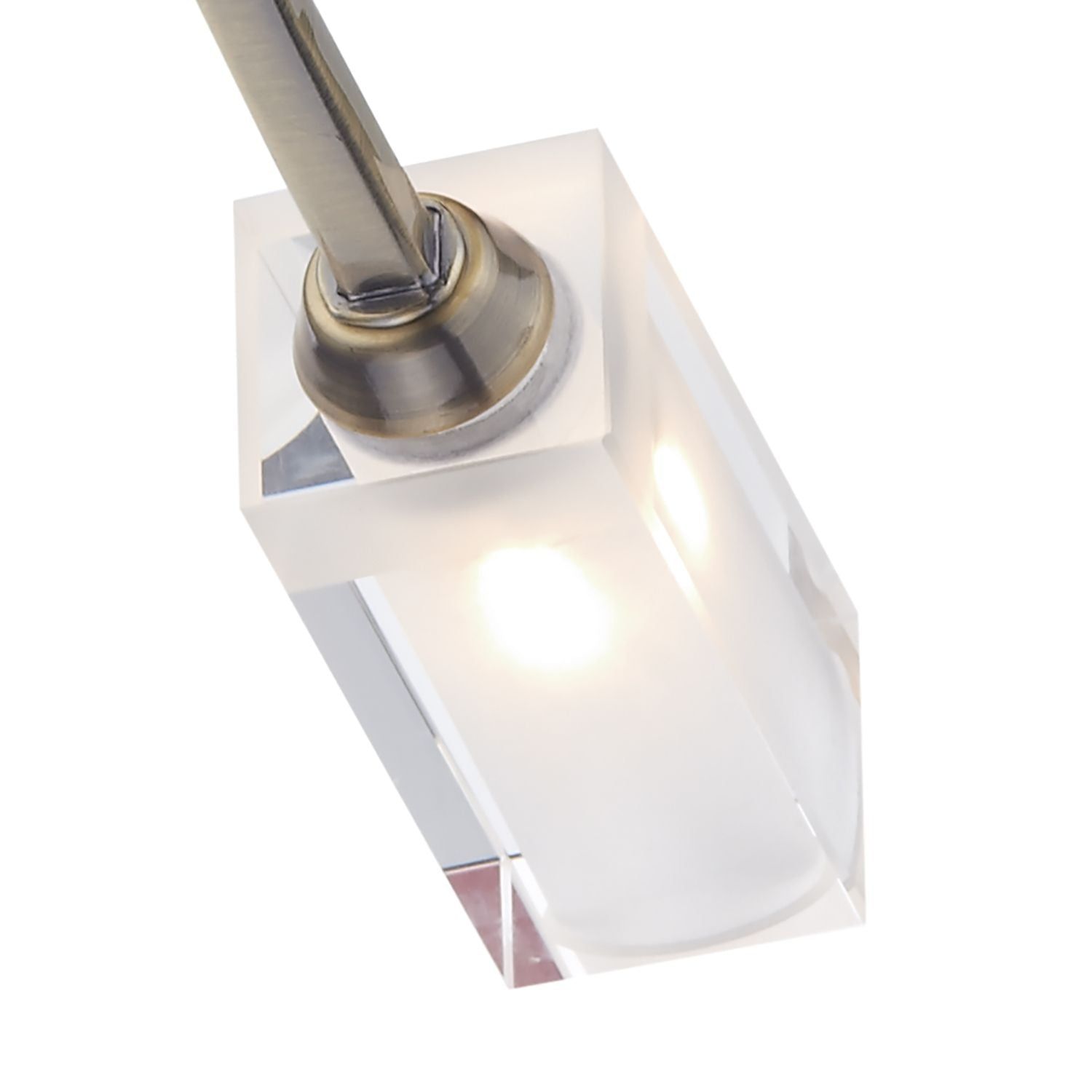 Dar Morgan 3/6Lt Semi Flush Light - Black Chrome/Antique Brass/Satin Chrome/Polished Chrome Finish - Cusack Lighting