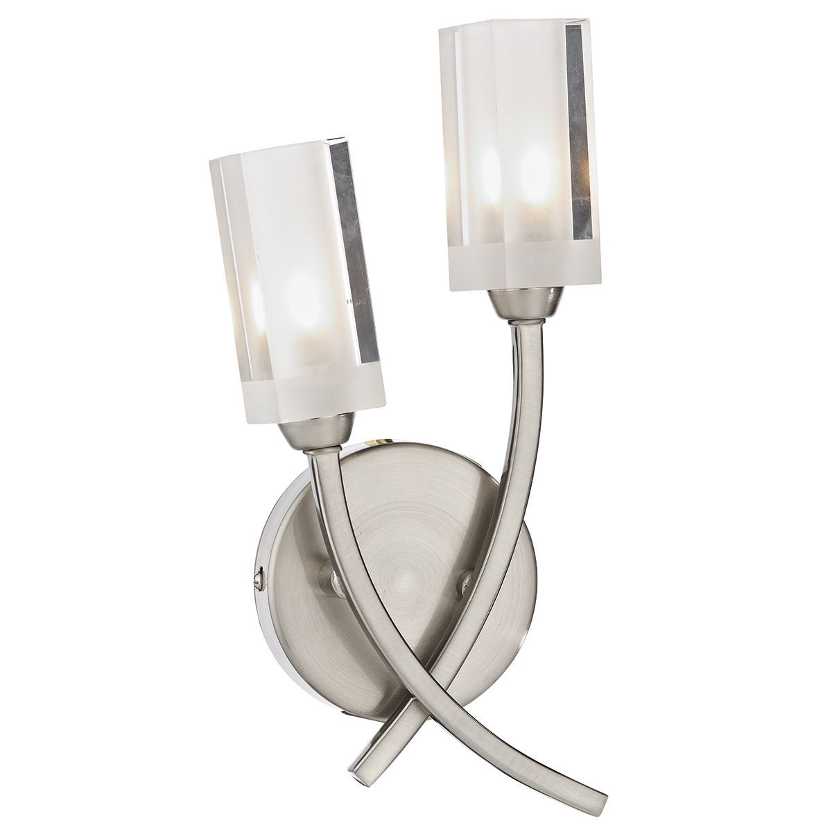 Dar Morgan Double Wall Bracket - Various Finishes - Cusack Lighting