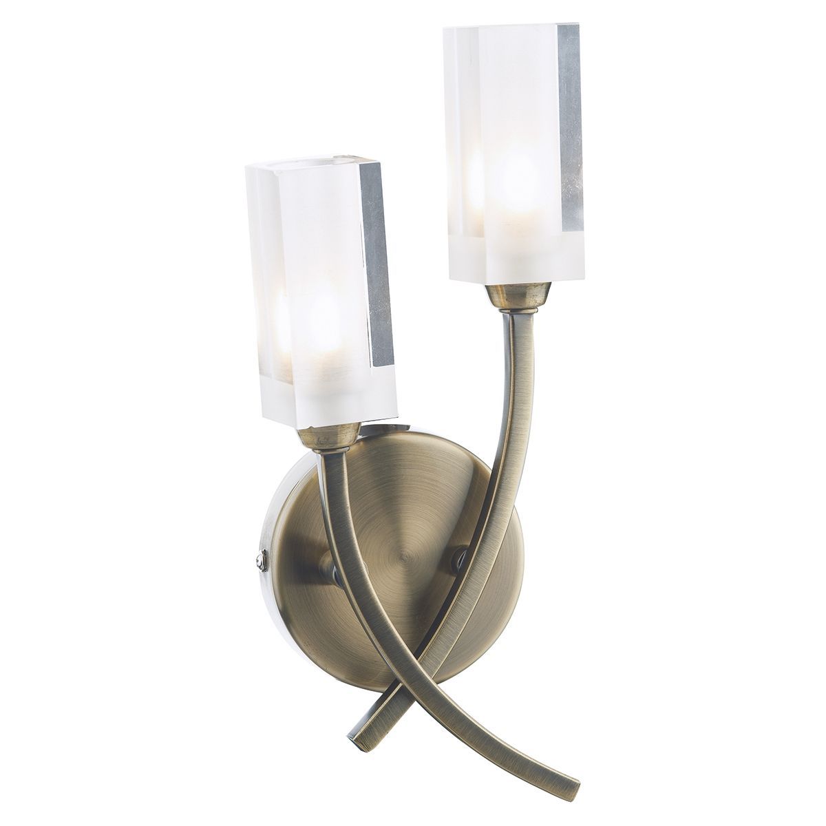 Dar Morgan Double Wall Bracket - Various Finishes - Cusack Lighting