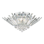 Dar Nimbus 5Lt Flush Ceiling Light - Polished Chrome Finish, IP20Dar Nimbus 5Lt Flush Ceiling Light - Polished Chrome Finish, IP20