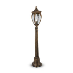 Fleur Large Post - Black / Antique Bronze