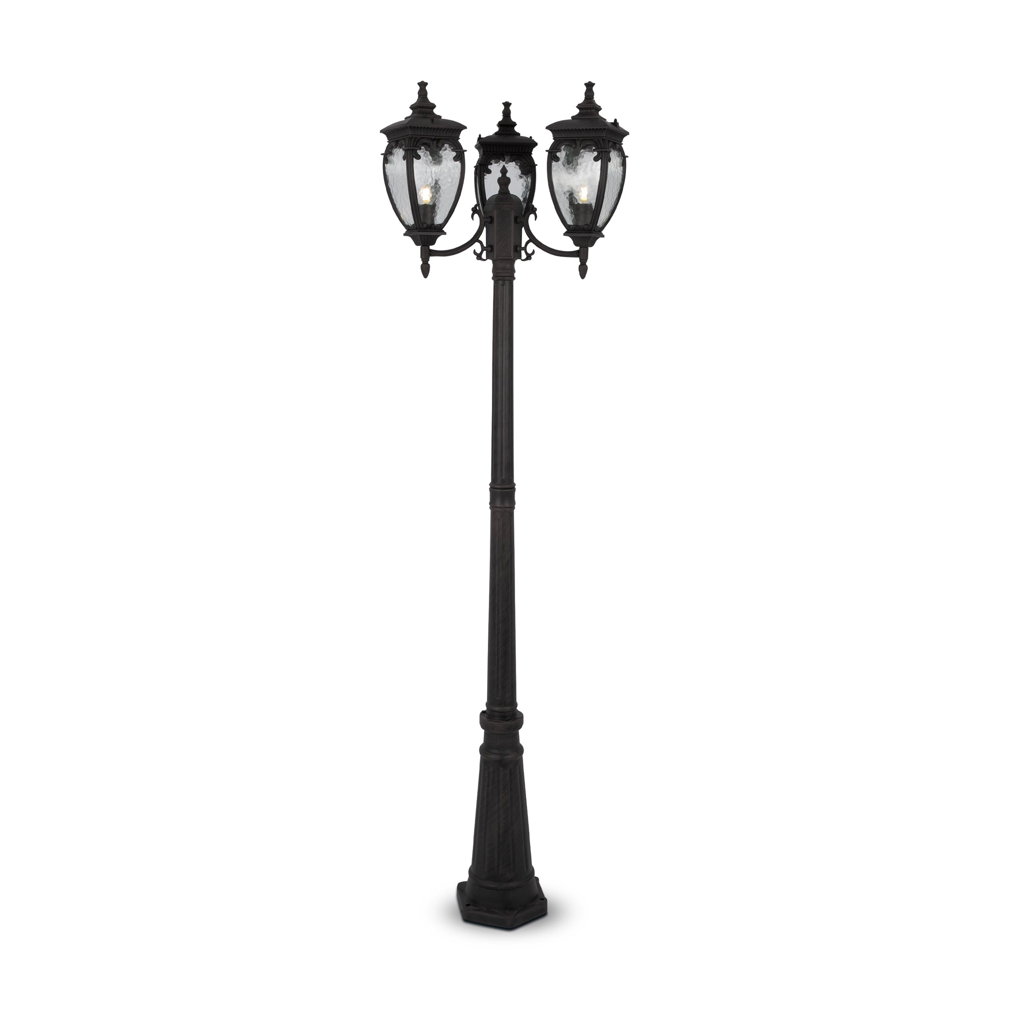 Fleur Large Post - Black / Antique Bronze