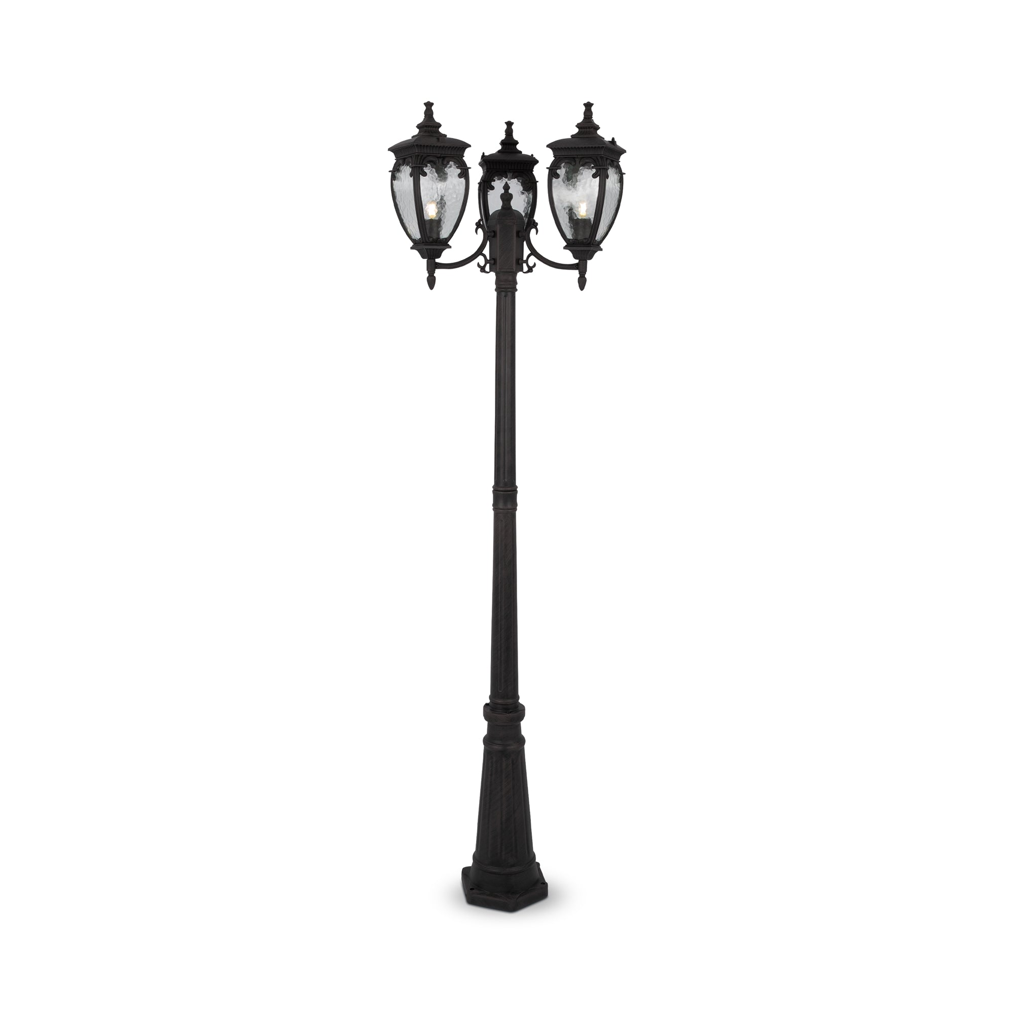 Fleur Large Post - Black / Antique Bronze