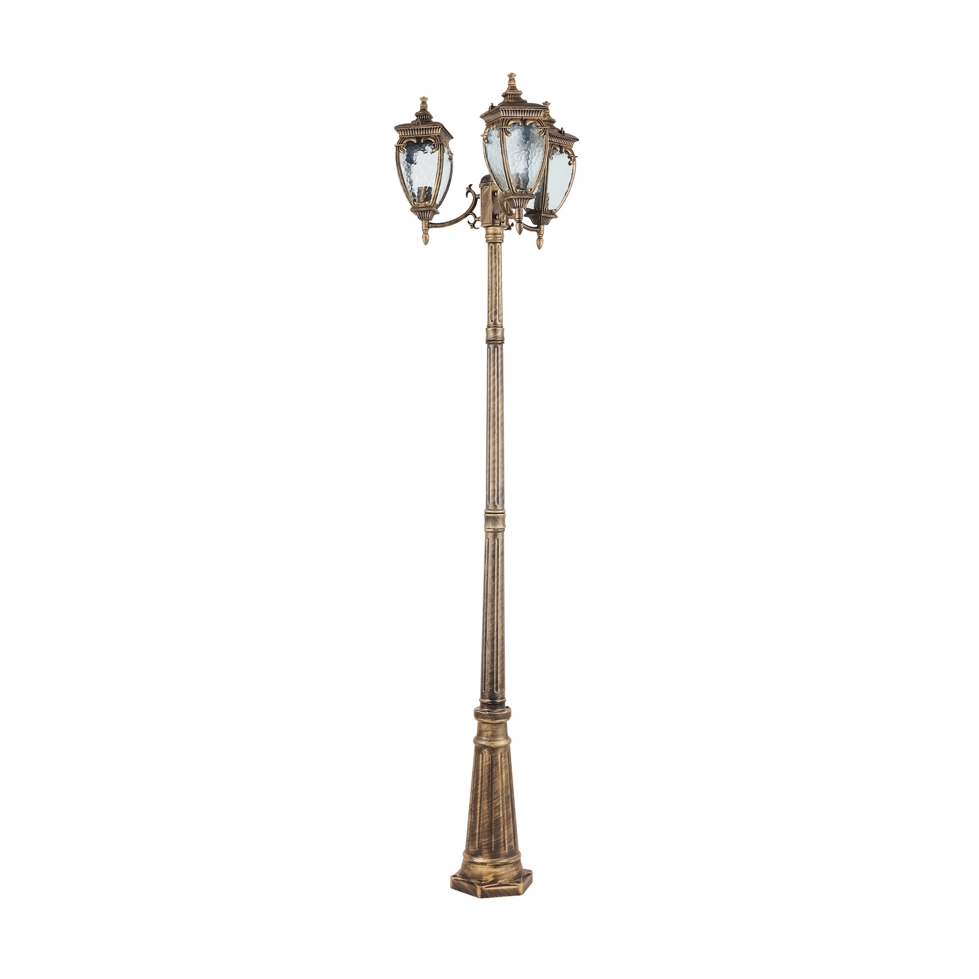 Fleur Large Post - Black / Antique Bronze