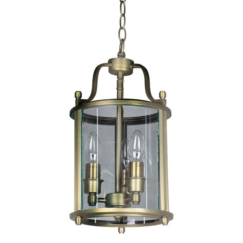 Florence 3Lt/4Lt/8Lt/12Lt Round Glass Lantern - Cusack Lighting