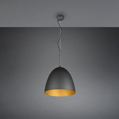 Tilda Large Hanging Lamp - Black & Gold Finish