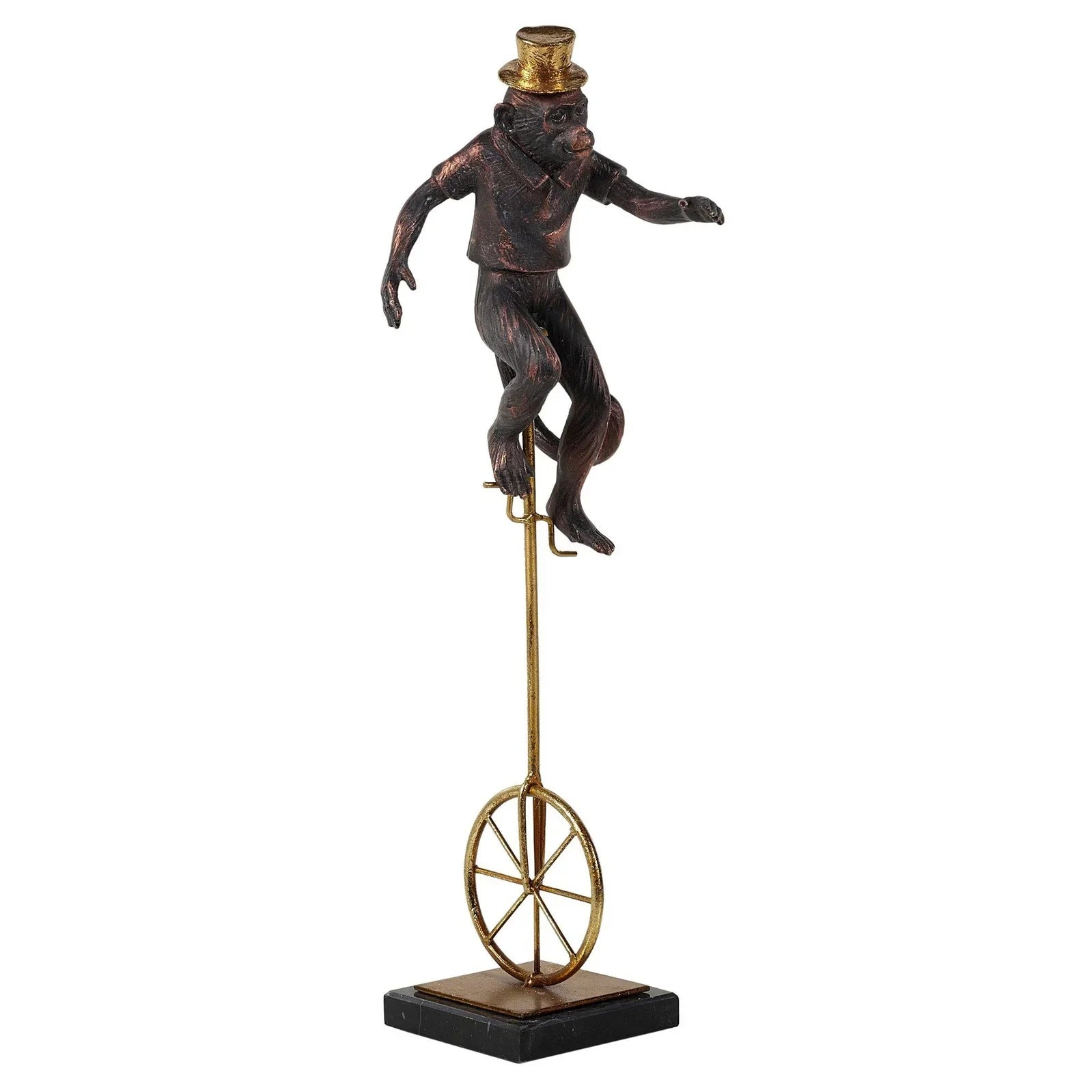 Circus Monkey (3 Styles) - Black & Gold Finish